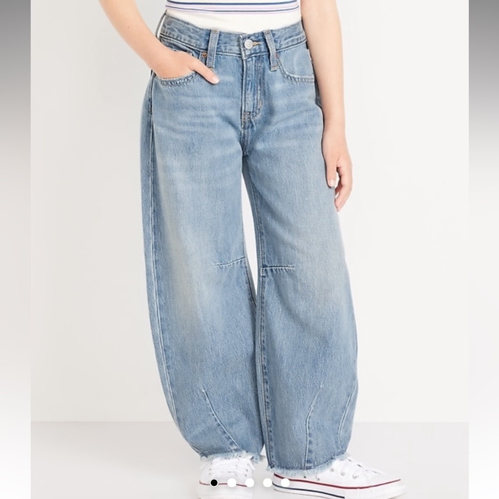 Girl's Barrel Jeans (KID SIZE)